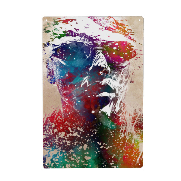 Metall Poster "Schwimmsportkunst K" artboxONE - Sport,Sport / Motivation - Sport,Schwimmen,Schwimmer,Schwimmbad,Schwimmen,Grafik - Blechschild