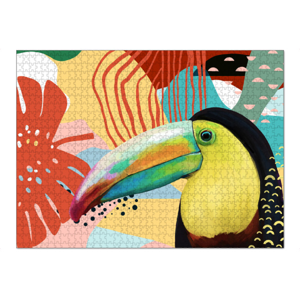 Puzzle Ravensburger "Tukan – Spritzer Freude" artboxONE - Für Kinder,Tiere