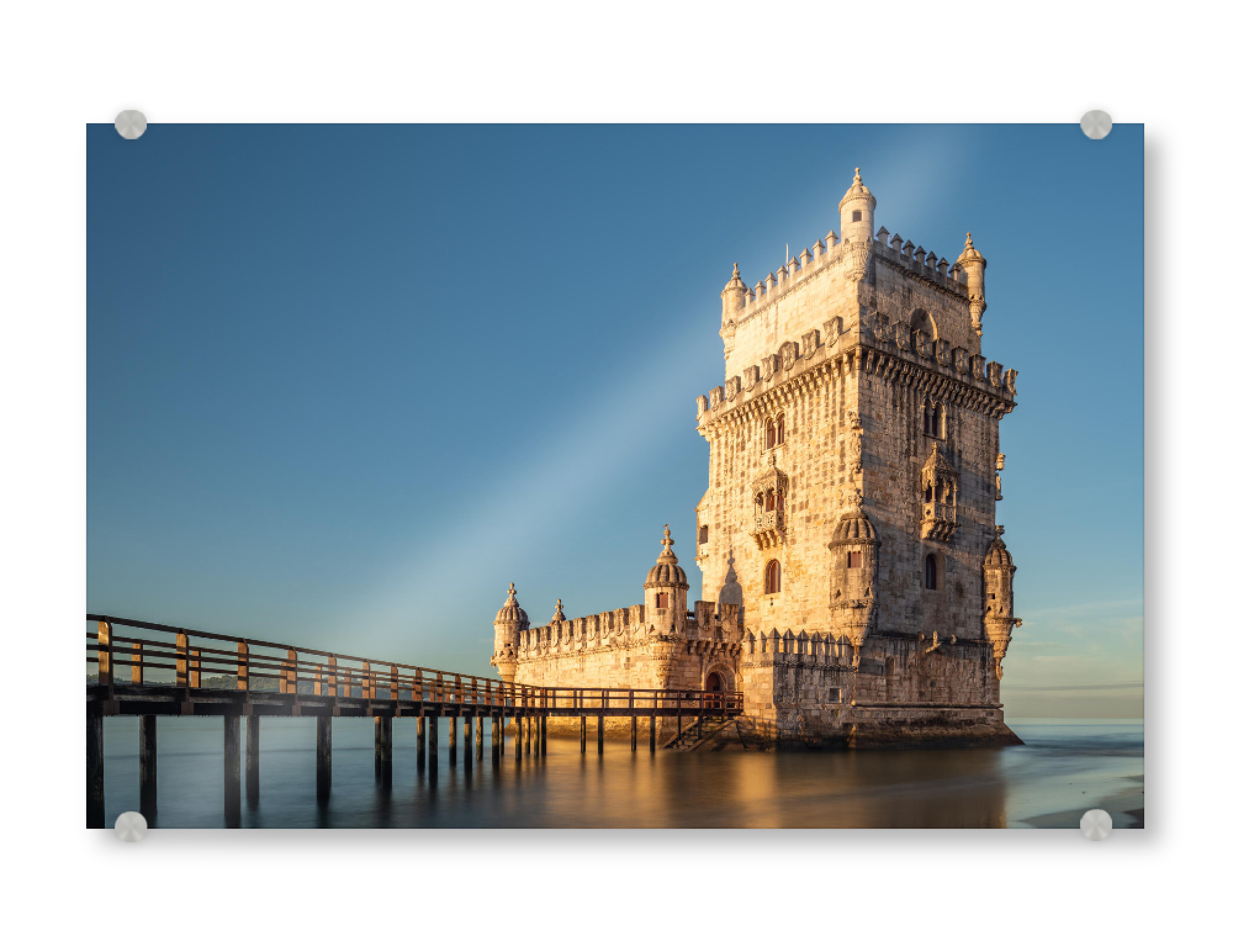 Acrylglasbild "Denkmal Torre de Belem" artboxONE - Architektur,Reise / Strand und Meer,Reise / Länder