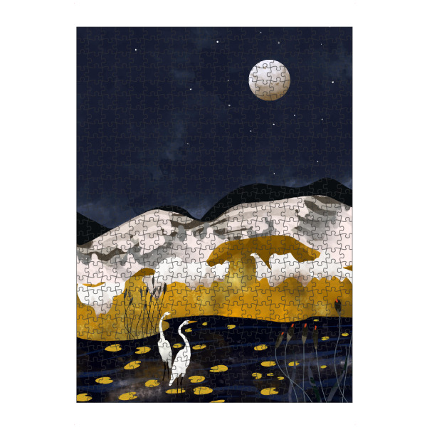 Puzzle Ravensburger "Mitternachtssee" artboxONE - Natur,Tiere