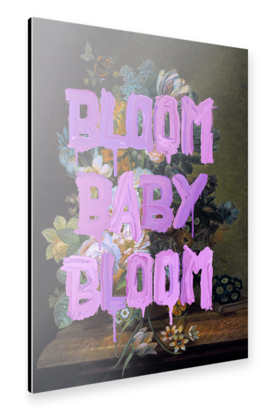 Alu-Dibond "Bloom Baby Bloom" 30x20 cm artboxONE
