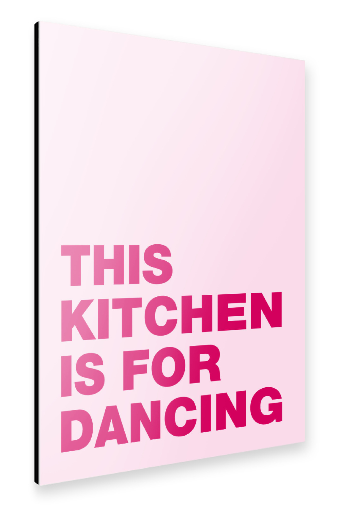 Alu-Dibond "Dancing kitchen" 75x50 cm artboxONE