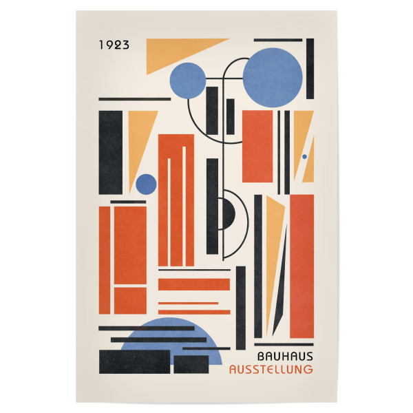 Poster 30x20 cm "Minimalistisches Bauhaus-Design" artboxONE - Abstrakt,Geometrie