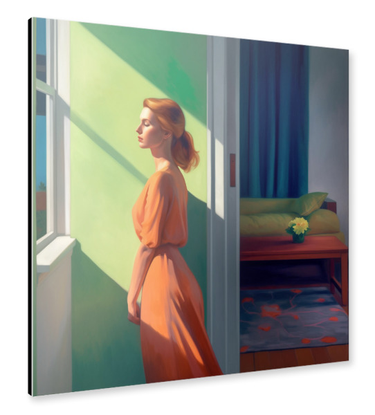 Alu-Dibond "Sonnenlicht" 30x30 cm artboxONE