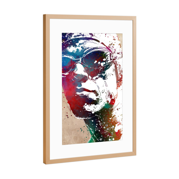 Poster mit Rahmen Kupfer "Schwimmsportkunst L" artboxONE - Sport,Sport / Motivation - Sport,Schwimmen,Schwimmbad,Schwimmen,Schwimmer,Porträt