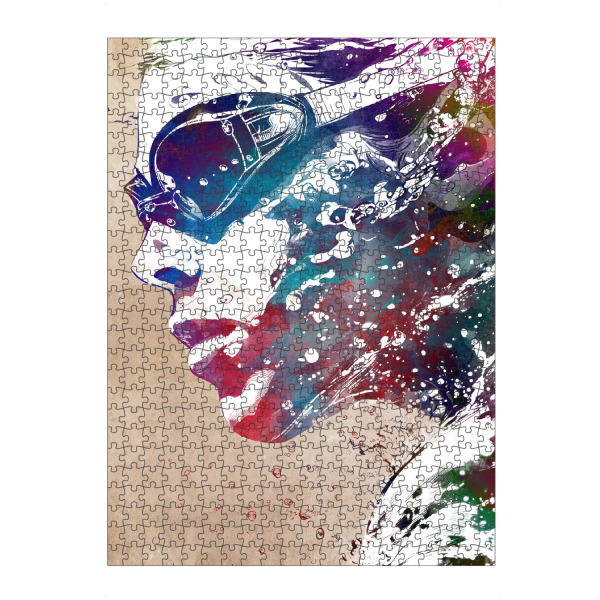 artboxONE Puzzle "Schwimmsportkunst J" artboxONE - Sport,Sport / Motivation - Sport,Schwimmen,Schwimmer,Schwimmer,Porträt,Grafik - Bild sport