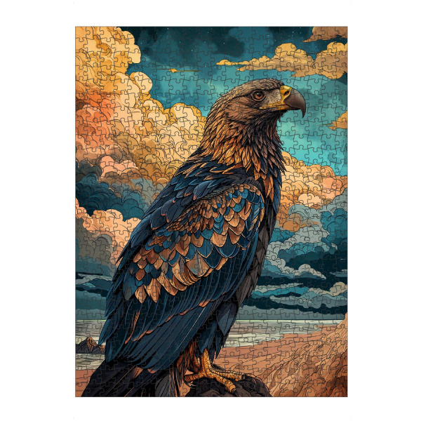 artboxONE Puzzle "Eagle Modern (matart)" artboxONE - Tiere - Adler,Vogel,Vögel,Tier,Tiere,Natur,Wild,Modern - Bild adler