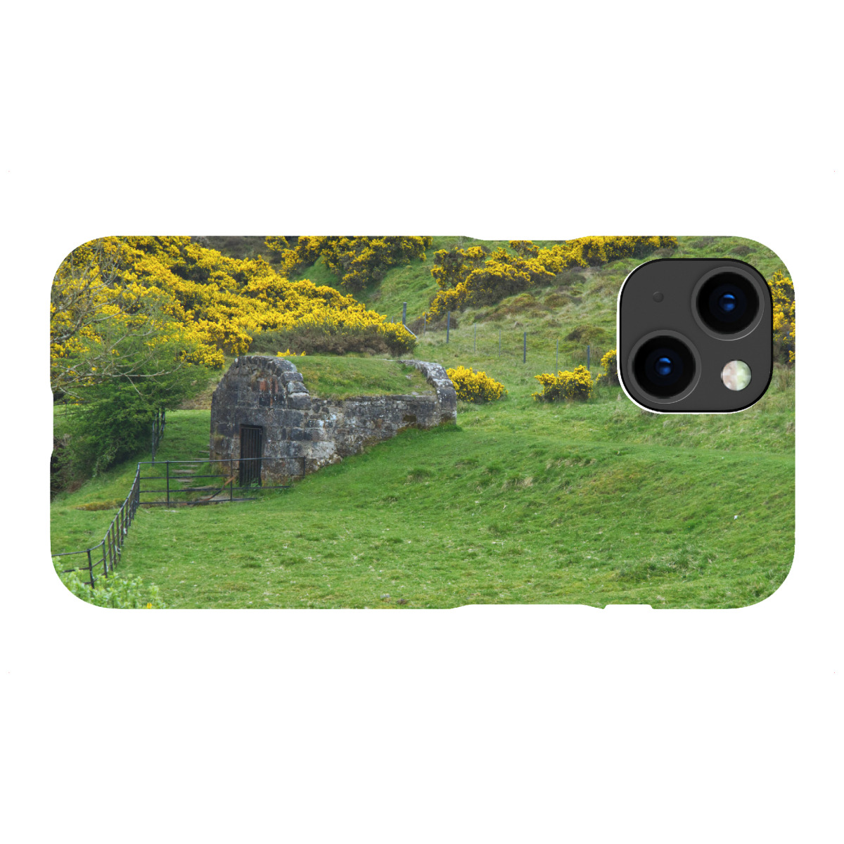 "Steinhütte in Schottland"für iPhone - Premium-Case Handyhülle artboxONE