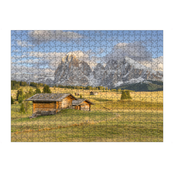 artboxONE Puzzle "Seiser Alm im goldenen Licht" artboxONE - Natur,Reise,Reise / Länder