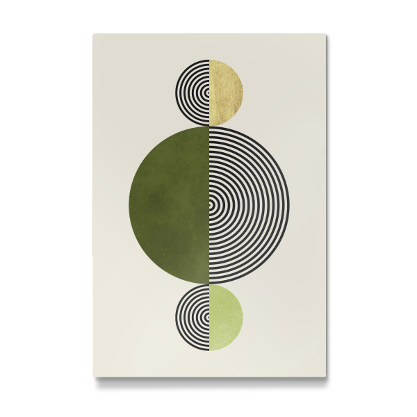 Galerie-Print "Aquarellkreise und Linien R" 30x20 cm artboxONE