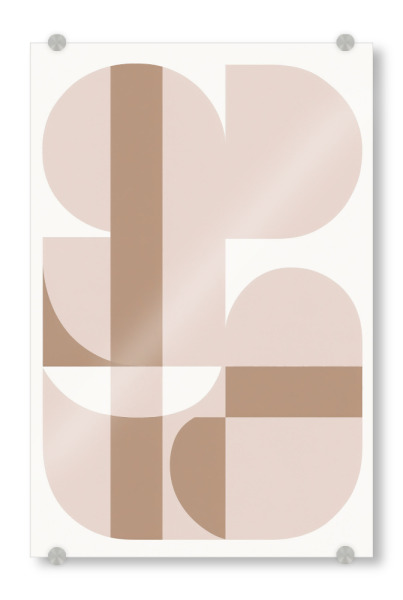Acrylglasbild "Nordic Abstrakte Formen" artboxONE - Abstrakt,Geometrie