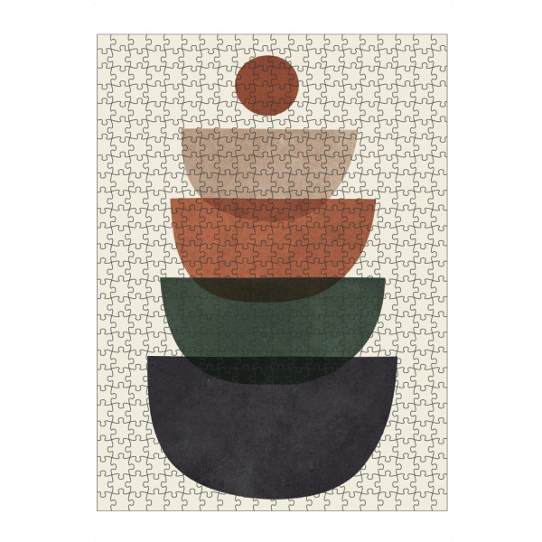 artboxONE Puzzle "Aquarellkreise Komposition A" artboxONE - Abstrakt,Geometrie