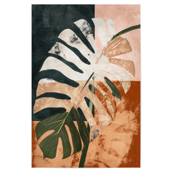 Poster 30x20 cm "Im Dschungel (nr sechs)" artboxONE - Floral,Abstrakt,Für Mama