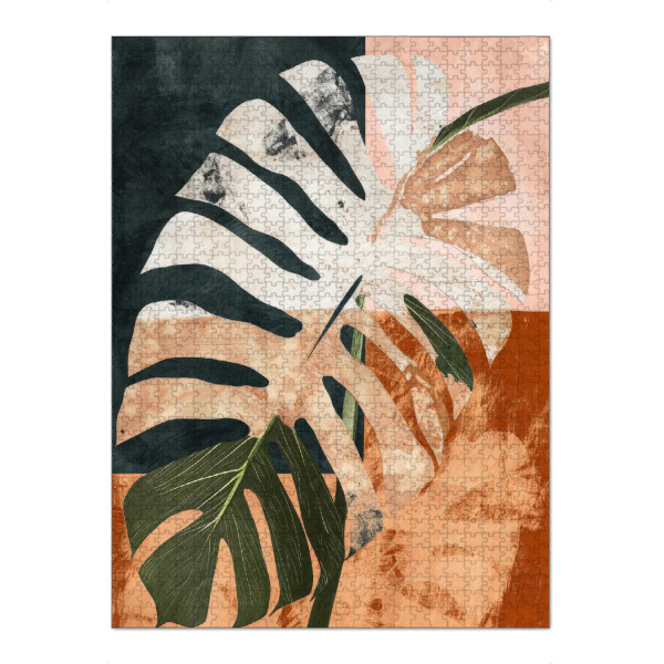 Puzzle Ravensburger "Im Dschungel (nr sechs)" artboxONE - Floral,Abstrakt,Für Mama
