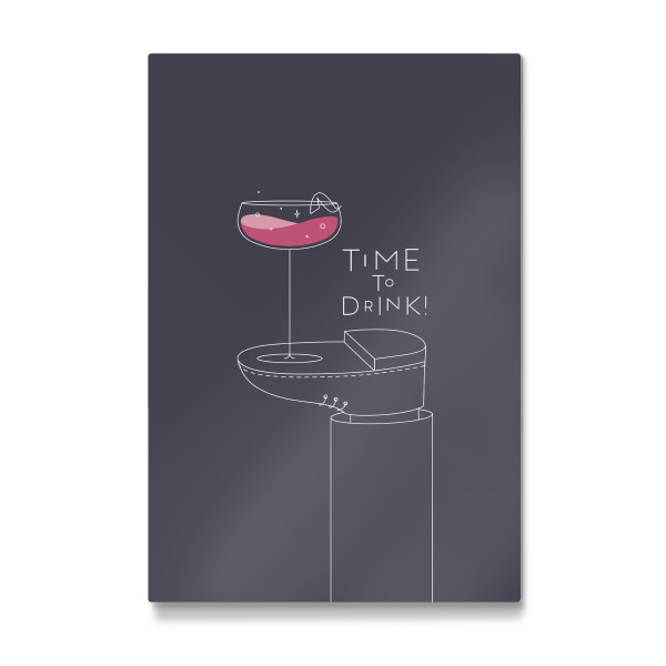 Galerie-Print "Glas Champagner dunkel" 30x20 cm artboxONE