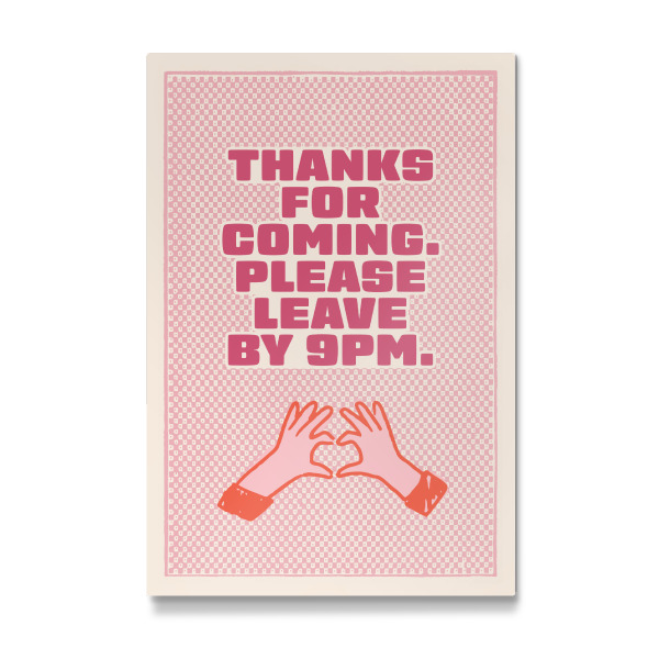 Galerie-Print "Malou Studio - Thanks for Coming" 30x20 cm artboxONE