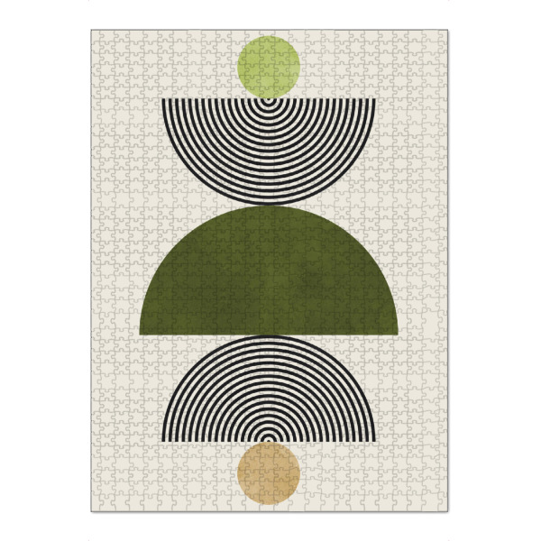 Puzzle Ravensburger "Aquarellkreise und -linien D" artboxONE - Abstrakt,Geometrie