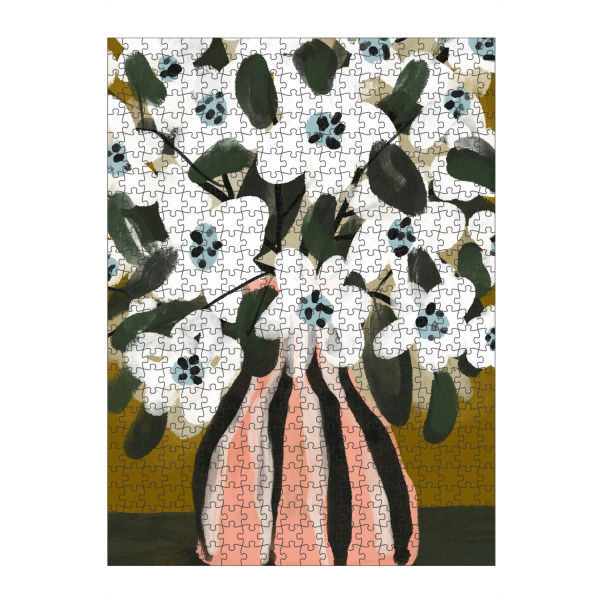 Puzzle Ravensburger "Pastelle Blumen Impression (Neun)" artboxONE - Floral,Abstrakt,Für Mama