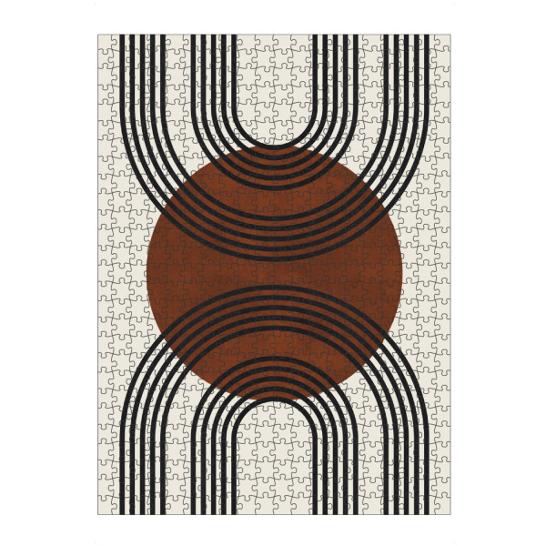 Puzzle Ravensburger "Aquarellkreise und Linien O" artboxONE - Abstrakt,Geometrie