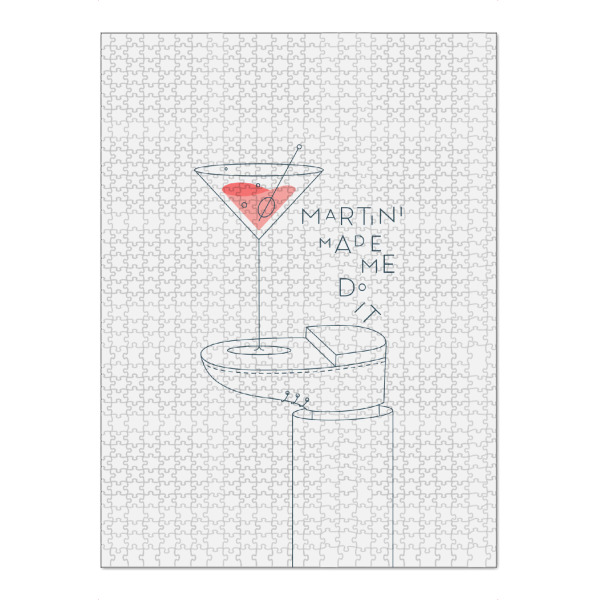 Puzzle Ravensburger "Martini-Cocktailglas" artboxONE - Essen & Trinken,Essen & Trinken / Alkohol