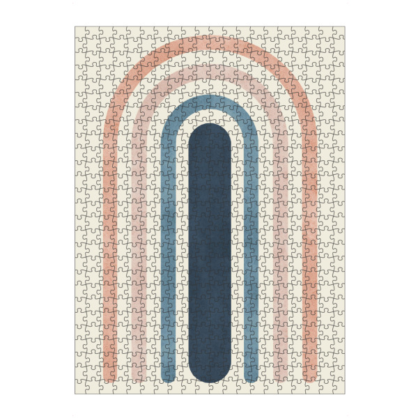 Puzzle Ravensburger "Aquarellkreiskomposition D" artboxONE - Abstrakt,Geometrie