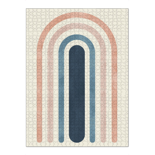 Puzzle Ravensburger "Aquarellkreiskomposition D" artboxONE - Abstrakt,Geometrie