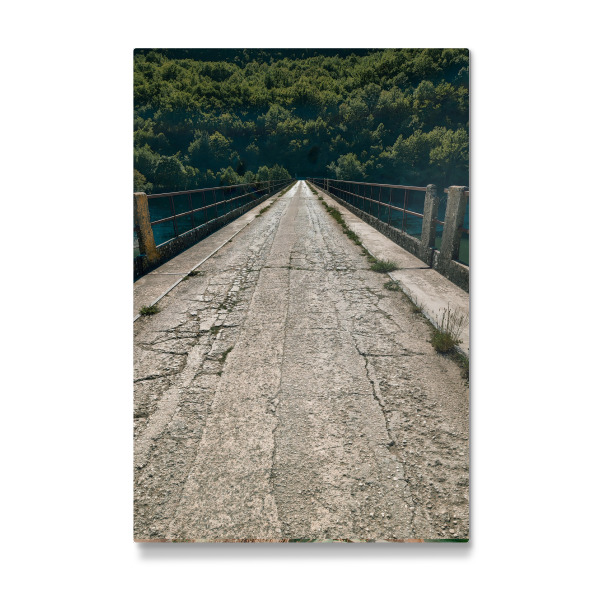 Galerie-Print "Brücke auf Dunkelgrün" 30x20 cm artboxONE