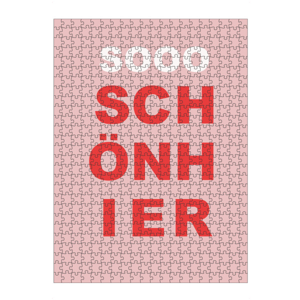 Puzzle Ravensburger "Soooo schön hier" artboxONE - Typografie