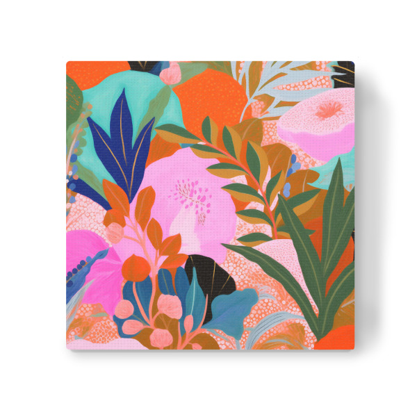 Leinwandbild "Blumen-Harmonie" artboxONE - Natur,Floral,Abstrakt