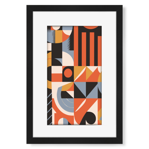 Abstract bauhaus geometric