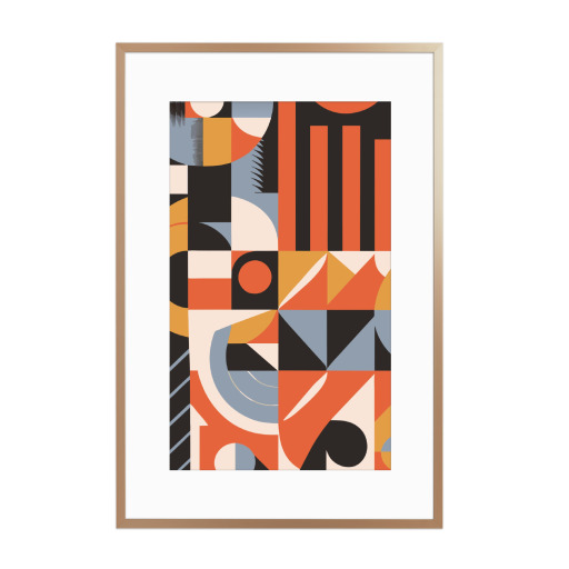 Abstract bauhaus geometric