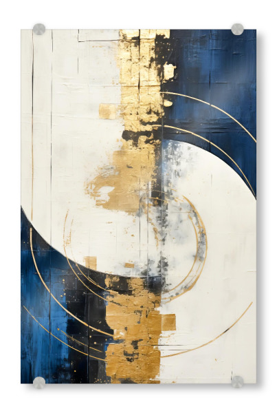 Acrylglasbild "ABSTRAKTE KUNST Pralle Sonne" artboxONE - Abstrakt,Geometrie
