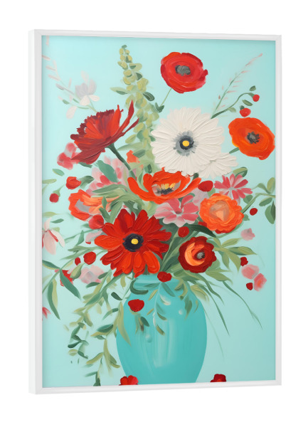 Poster mit weißem Rahmen "Frühlings Laune" artboxONE - Natur,Floral,Liebe