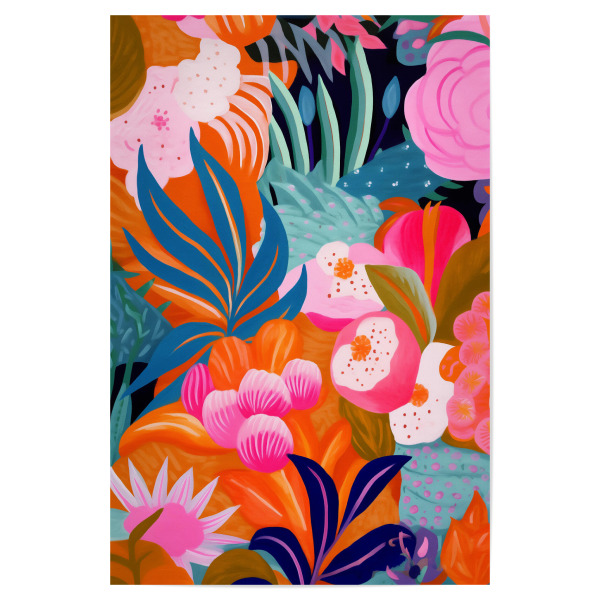 Poster 30x20 cm "Florale Blüten" artboxONE - Natur,Floral,Abstrakt