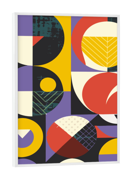 Poster mit weißem Rahmen "Abstract modern" artboxONE - Abstrakt,Geometrie