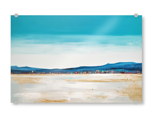 Acrylglasbild "Ozean Liebe" artboxONE - Natur,Abstrakt,Geometrie