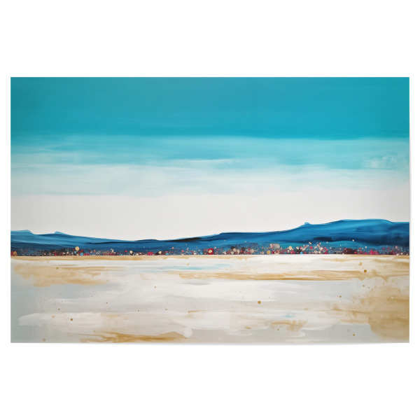 Poster "Ozean Liebe" artboxONE - Natur,Abstrakt,Geometrie