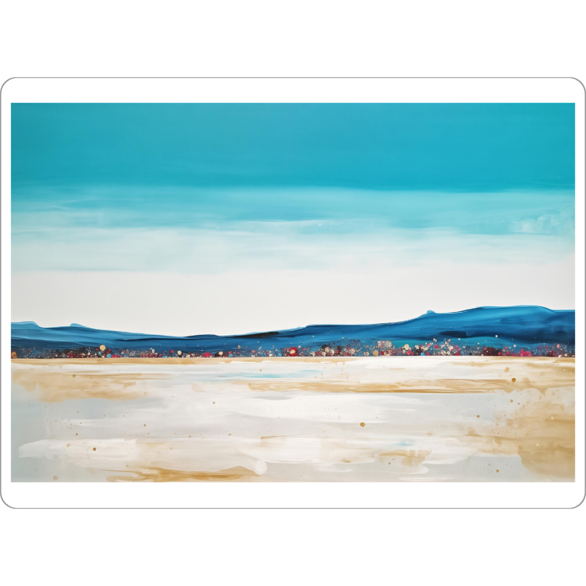 Tischset "Ozean Liebe" artboxONE - Natur,Abstrakt,Geometrie