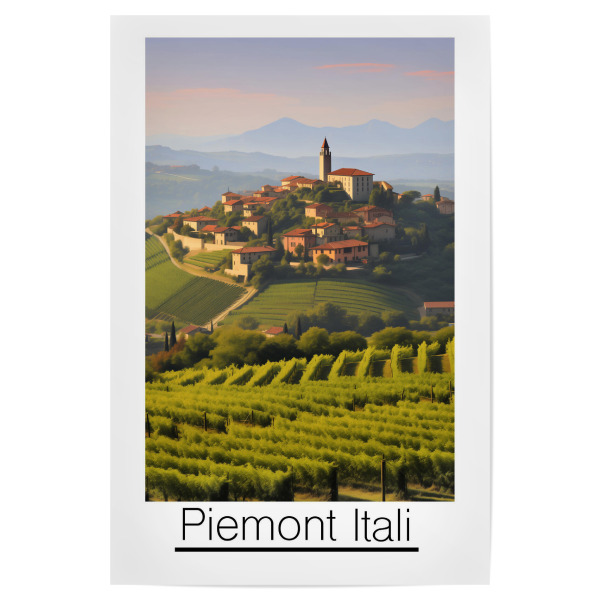 Poster "Italien Piemonte" artboxONE - Reise,Architektur,Reise / Länder