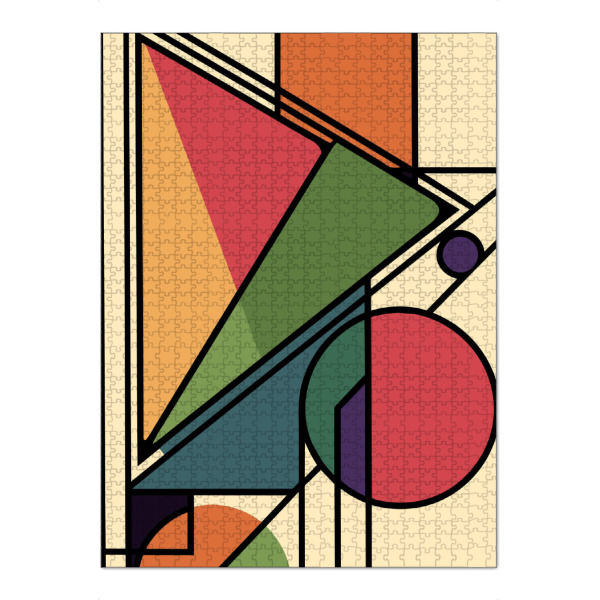 Puzzle Ravensburger "Abstract geometric lines" artboxONE - Abstrakt,Geometrie