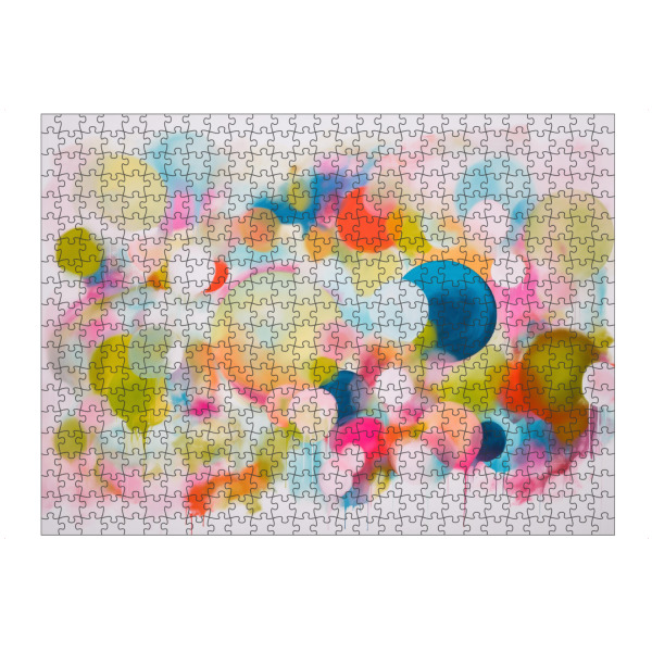 artboxONE Puzzle "Bunte Party" artboxONE - Abstrakt,Geometrie