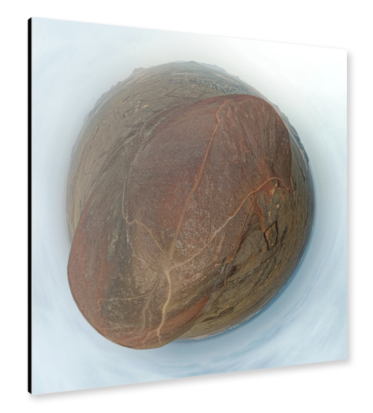 Alu-Dibond "Fuerteventura- Calderon Hondo;120m" 30x30 cm artboxONE