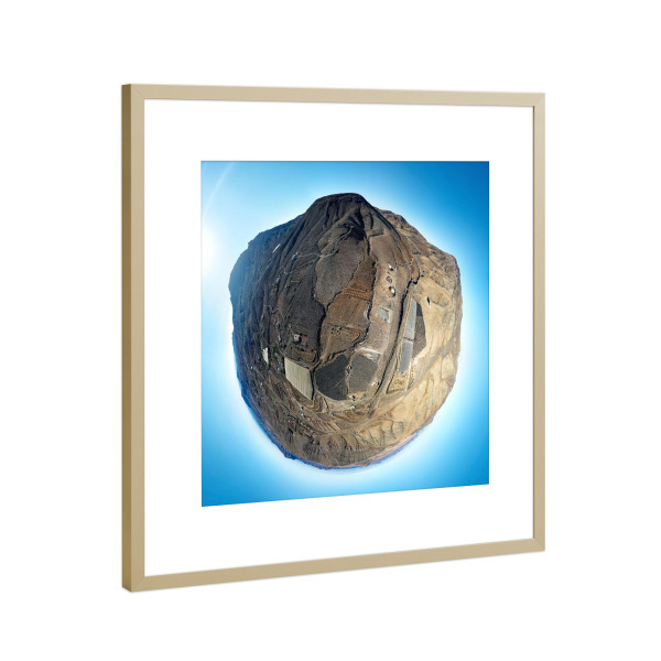 Poster mit Rahmen Gold "Fuerteventura - Cardon" artboxONE - Natur,Reise,Reise / Strand und Meer,Reise / Länder