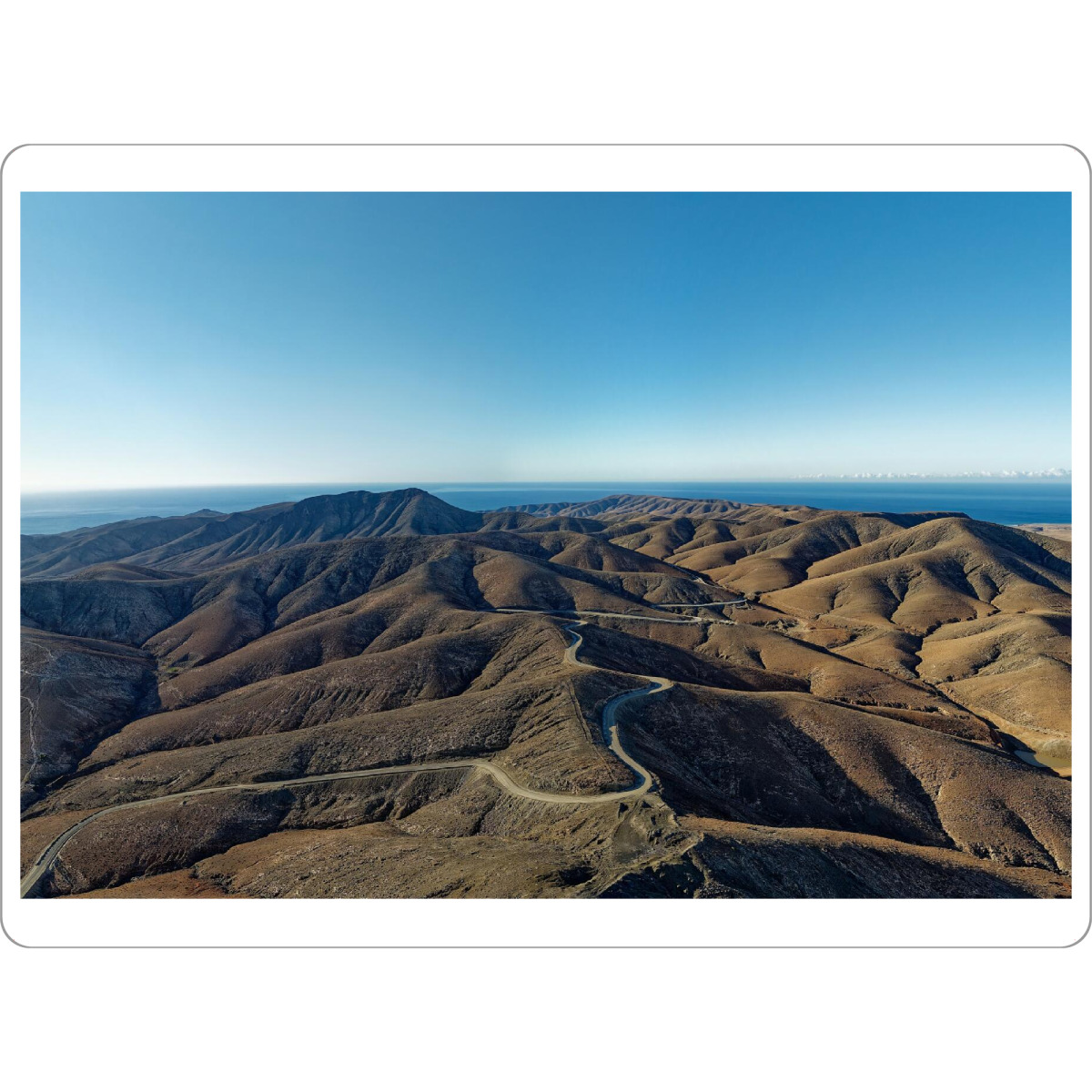 Tischset "Fuerteventura - Bergpass Cardon" artboxONE - Natur,Reise,Reise / Strand und Meer,Reise / Länder