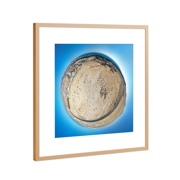 Poster mit Rahmen Kupfer "Fuerteventura - Costa Calma, H 35m" artboxONE - Städte,Natur,Reise,Architektur,Reise / Strand und Meer