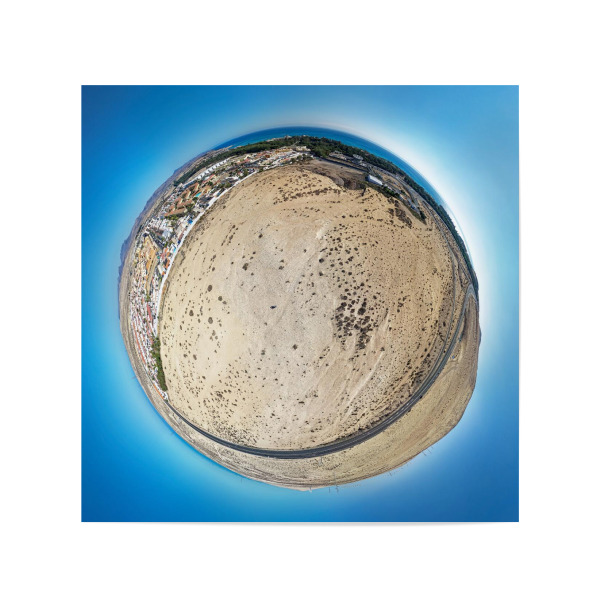 Poster 20x20 cm "Fuerteventura - Costa Calma, H 35m" artboxONE - Städte,Natur,Reise,Architektur,Reise / Strand und Meer
