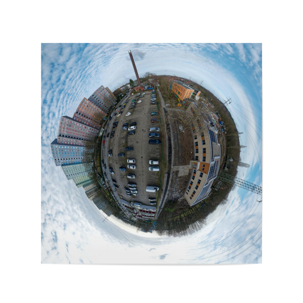 Poster 20x20 cm "Hamburg - Bergedorf West, H 15m" artboxONE - Städte,Städte / Hamburg,Reise,Architektur,Reise / Länder