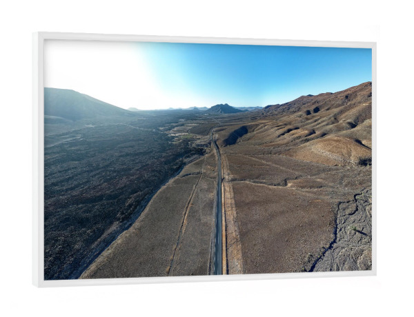 Poster mit weißem Rahmen "Fuerteventura -St. Pozo Negro;West" artboxONE - Natur,Reise,Reise / Strand und Meer,Reise / Länder