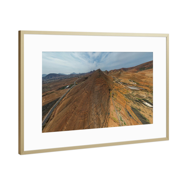 Poster mit Rahmen Gold "Fuerteventura - San Marcos Hang" artboxONE - Natur,Reise,Reise / Strand und Meer,Reise / Länder
