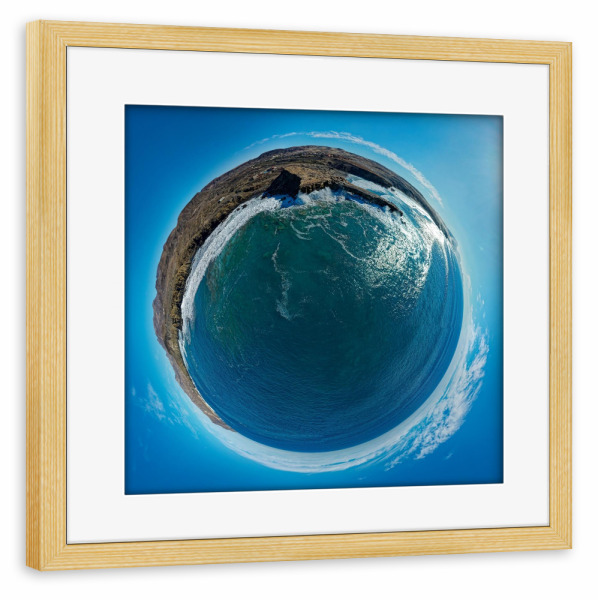Poster mit Rahmen kiefer "Fuerteventura -Punta Guadalupe" artboxONE - Natur,Reise,Reise / Strand und Meer,Reise / Länder